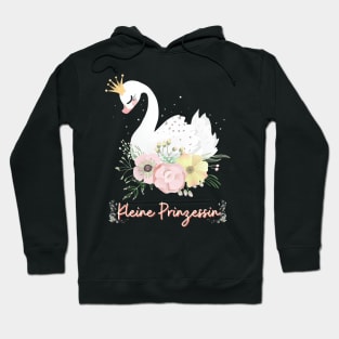 Schwan Kleine Prinzessin Blumen Süß Hoodie